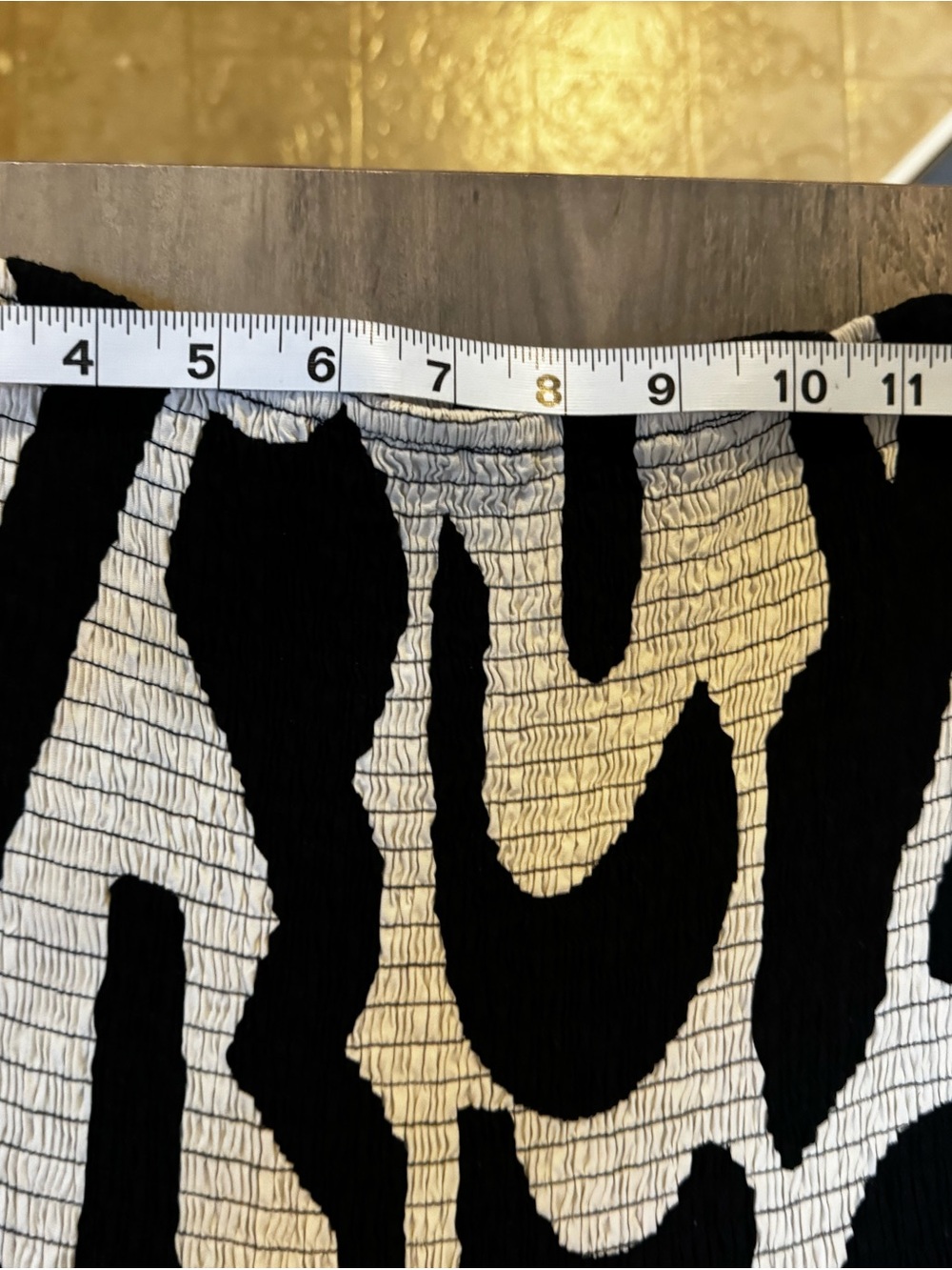 Anthro Abel the Label Black & White Abstract Maxi Dress - Sleeveless Summer Midi - Picture 7 of 11